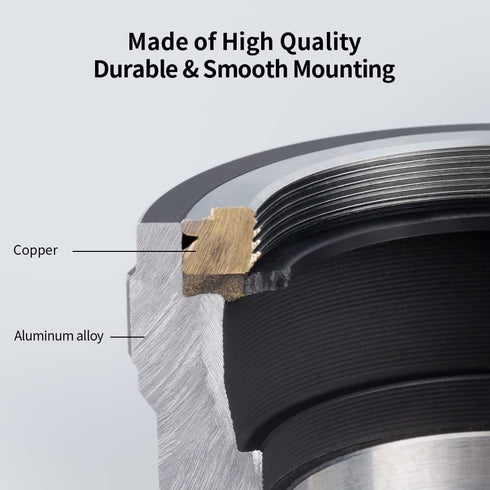 K&F Concept Lens Mount Adapter M39-L Manual Focus for Leica M39 Lens to L Mount Camera Body
