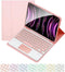 Touchpad Keyboard Case for iPad 10th Generation, 7 Colors Backlit Slim Folio Cover with Detachable Bluetooth Keyboard