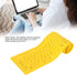 Foldable Silicone Keyboard, 108 Keys Waterproof Rollup USB Wired Keyboard for PC, Laptop, Notebook (Yellow)
