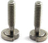 HJ Garden 2pcs D-Ring Stainless Steel Camera Fixing Screws, 1/4-20 Thread for Tripod Monopod QR Plate