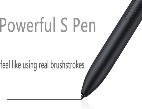 Galaxy Tab S7 Stylus Pen Replacement for Samsung Galaxy Tab S7, S7+, S7 FE, S8, S8+, S8 Ultra + Tips/Nibs (Black)