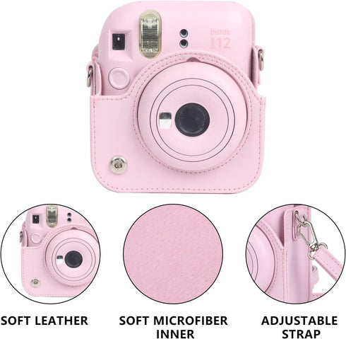 Protective Case for Fujifilm Instax Mini 12 Instant Camera, Light-sensitive Holes, Specially Designed for Mini 12