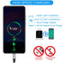TAKAGI 3-Pack USB Type C Cable 6ft, 3A Fast Charging, Nylon Braided, Compatible with Galaxy S20, iPhone 15/15 Pro Max.