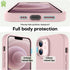 LOVE 3000 iPhone 12/iPhone 12 Pro Case, Premium Silicone with Soft Anti-Scratch Lining - Pink Sand