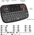 Rii (Upgrade) i4 Mini Bluetooth Keyboard: Blacklit Portable Wireless Keyboard with Touchpad for Smartphones and PC