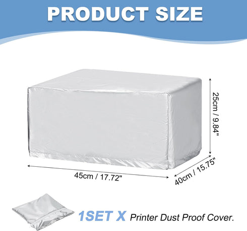 17.72 Inch 1Pcs PATIKIL Printer Dust Cover Case, Water Proof Static Free Polyester Protective Cover Jacket for Various