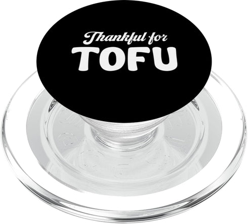 Tofu Lover Tempeh Asian Miso Veggie Broccoli Thankful for Tofu Tempeh Asian Veggie Broccoli Herbivore PopSockets MagSafe PopGrip for