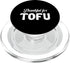 Tofu Lover Tempeh Asian Miso Veggie Broccoli Thankful for Tofu Tempeh Asian Veggie Broccoli Herbivore PopSockets MagSafe PopGrip for
