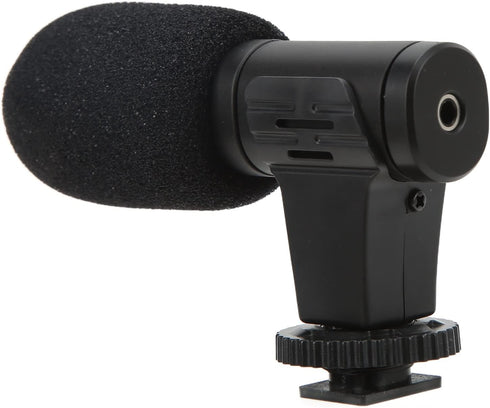 Camera Microphone, Universal 3.5mm Mobile Phone Mini Microphone for Live Conference Video Vlog