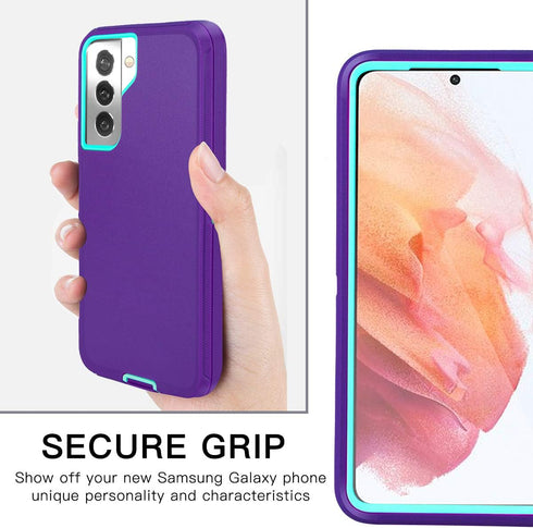 AICase Galaxy S21 Plus Case with Screen Protector, Heavy Duty Drop Protection, Rugged Shockproof/Dust Proof Phone Cover.