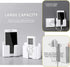 4PC Wall Mount Cell Phone Charging Holder, Black Adhesive Mobile Phone Stand for Charger, Shower Bed Wall