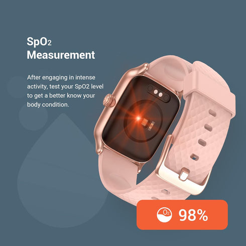 Smart Watch, Fitness Smartwatch with Heart Rate Monitor & Sleep Monitor, Health and Fitness Tracker, Compatible with