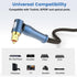 90 24K-Gold 360 PS4, (Blue,3.3ft/1m) EMK Degree Toslink Optical Cable Connector Degree Free-Rotating Plug Fiber Optic