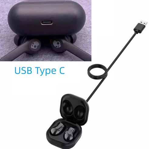 Replacement Charging Cable USB Type-C - Compatible with Samsung Galaxy Buds2 Pro, Galaxy Buds Pro, Galaxy Buds Live,