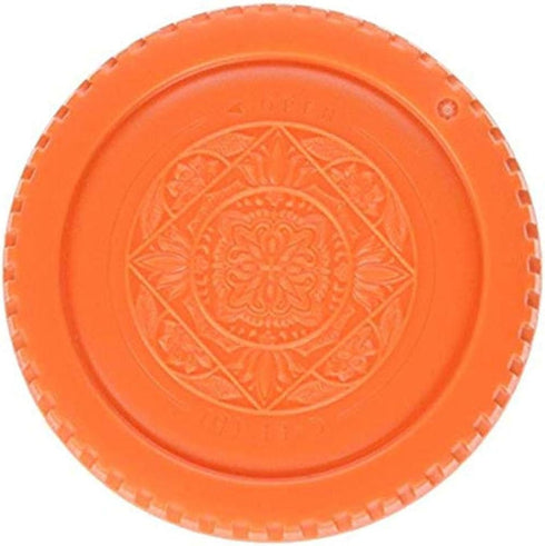 Fotodiox Orange Designer Body Cap for Canon EF and EF-S Mount Cameras