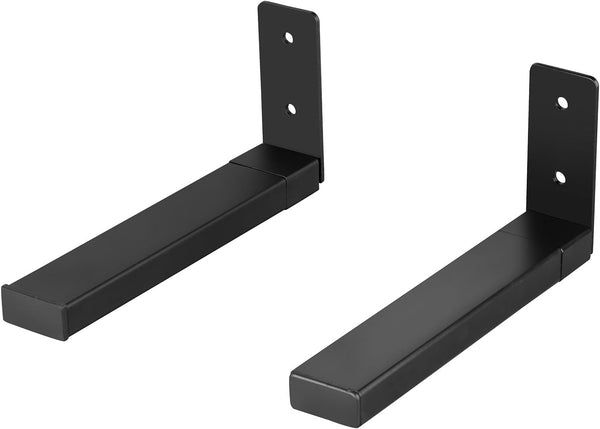 WALI Center Channel Speaker Wall Mount, Universal Soundbar Bracket Holds up to 30 lbs, Adjustable Arms