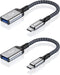 2-Pack USB 3.0 to USB C Male Adapter, Type-C Male to USB Female Compatible with iPhone 15 Pro/Max, MacBook Pro