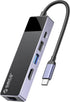 USB C Hub, ORICO 5 in 1 MacBook Docking Station Multiport Adapter with PD 60W, HDMI 4K@30Hz, Compatible with Dell/HP