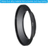 PATIKIL 77mm Lens Hood, Wide Angle Matte Surface Anti-reflective Hood with Cleaning Cloth for Camera
