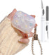 Olytop Cute Glitter Airpods Pro Case - Shell Pattern Cover with Cleaner Pen for 2nd/1st Generation Girl Women