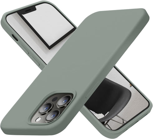 Cordking iPhone 13 Pro Max Case, 6.7" Ultra Slim Silicone, Shockproof with Soft Anti-Scratch Microfiber Lining, Calke