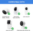 OLAIKE Adhesive Metal Wall Mount for Google Nest Cam (Battery)/Indoor Security Cam & Wyze Cam Pan V3/V2