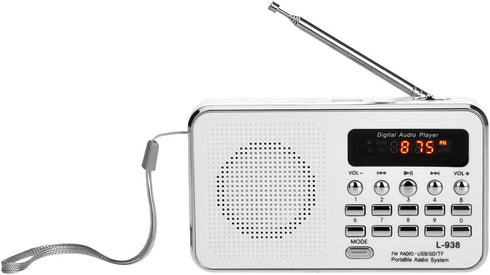 Docooler L-938 Mini FM Radio Digital Portable 3W Stereo Speaker MP3 Audio Player