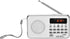 Docooler L-938 Mini FM Radio Digital Portable 3W Stereo Speaker MP3 Audio Player