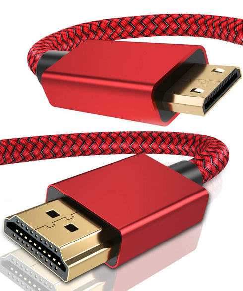 Elebase Mini HDMI to HDMI Cable 6.6 FT,4K 60Hz Mini HDMI Cord