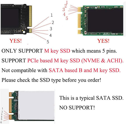 M.2 NVME SSD Convert Adapter for MacBook Air Pro Retina Mid 2013-2017, NVME/AHCI SSD Upgrade Kit