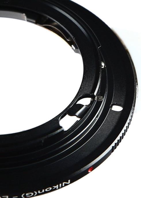 K&F Concept Nikon to EF Lens Adapter for Nikon G (D-Type) Lens to EOS EF Camera, Compatible with Rebel T3, T3i, T4i,