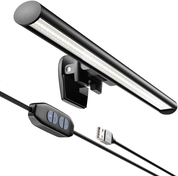 CATPOWER Portable Laptop Monitor Light Bar with USB Connection, e-Reading LED Task