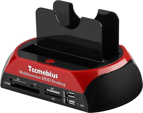 Tccmebius Hard Drive Docking Station, TCC-S862-US USB 2.0 to 2.5 3.5 Inch SATA