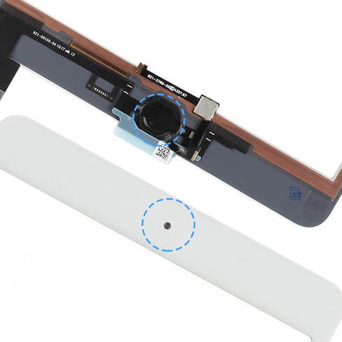 Screen Replacement for iPad Mini 4 Touch Screen Digitizer, Repair Tools for iPad Mini 4 A1538 A1550 (Without Home