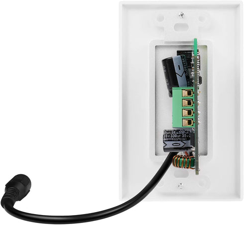 TNP Wireless Bluetooth Audio Receiver Wall Plate Mount, BT 5.0 aptX Music Streaming Adapter for 4 Speakers