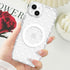 Hython 15 6.1", for iPhone Case Cute Polka Dot Aesthetic Design Simple Cover Thin Slim Anti-Scratch Soft TPU Bumper