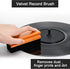 Vinyl Record Cleaning Kit - Complete 7-in-1 Vinyl Record Cleaner Solution - Velvet Brush - Microfiber Brush - Stylus Brush - Label Protector - Air Blower - Duster for Velvet Brush, Restore LPs Album