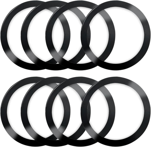 8 Pcs Universal Metal Rings Sticker for Magsafe Magnetic Wireless Charger iPhone 15 14 13 12 Pro Mini Max Galaxy