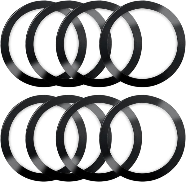 8 Pcs Universal Metal Rings Sticker for Magsafe Magnetic Wireless Charger iPhone 15 14 13 12 Pro Mini Max Galaxy