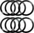 8 Pcs Universal Metal Rings Sticker for Magsafe Magnetic Wireless Charger iPhone 15 14 13 12 Pro Mini Max Galaxy