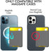 AHASTYLE MagSafe Wallet for iPhone 15/14/13/12/Pro Max/Pro/Plus/Mini, RFID Magnetic Card Holder Silicone Sleeve