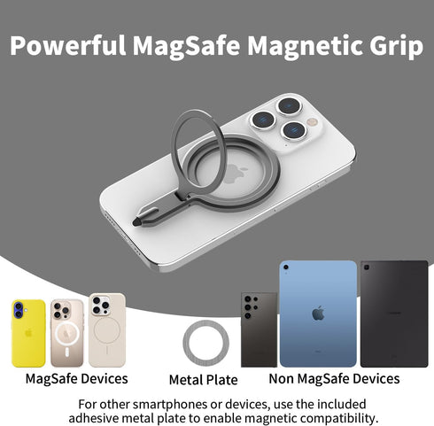 PETERONG Magnetic Stylus Pen with Phone Stand Compatible with MagSafe for All Touch Screen Tablets/Cell Phones