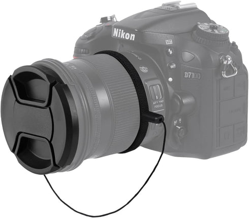 2 Pack 52mm Front Lens Cap - Center Pinch, Compatible with Nikon DSLR 18-55mm/55-200mm, D3200 D3100 D5000 D90