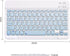 Ultra-Slim Bluetooth Keyboard, Portable Mini Wireless Rechargeable Keyboard for Apple iPad, iPhone, Samsung, Android,