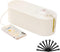 FABROK Small Cable Management Box with 10 Cable Ties, Organizer Box for Power Strips, Surge Protectors, Chargers, Wires