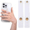 Ymapinc 2Pcs Phone Case Holder Strap, Phone Loops for Back of Phone White
