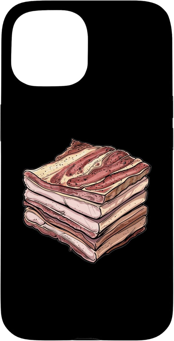 Pork Belly Cut Of Pork Bacon Meat Designs Pork Belly Design Case for iPhone 15
