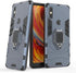LuluMain Compatible with Xiaomi Mi Mix 2S Case, Shockproof Hard Bumper Shell, Navy Blue, Dual Layer Rugged Cover