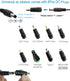 MTYTOT 5V 1A 10ft 100V-240V 5 1Amp 0.5A 8TIPS (10ft Long Power Supply Adapter AC to DC Volt Replacement Power Cord