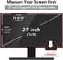 27 Inch 16:9 BenQ(27" 16:9 1 Pack) Computer Privacy Screen Protector with Hp Dell Acer Asus Samsung LG and More